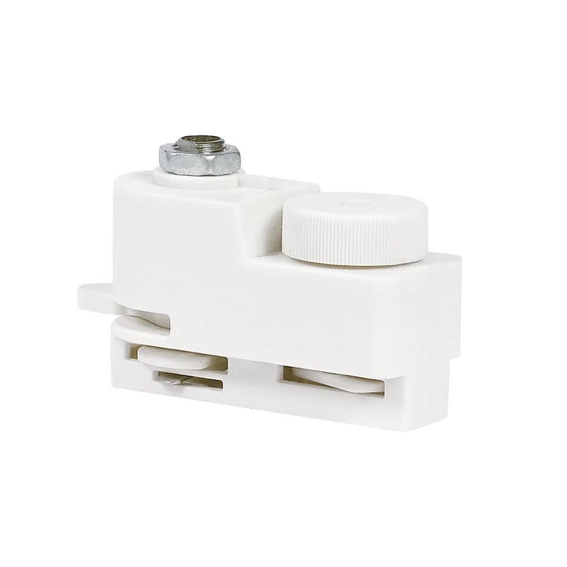 1-Phasen-Schienen-Hängeadapter – Weiß