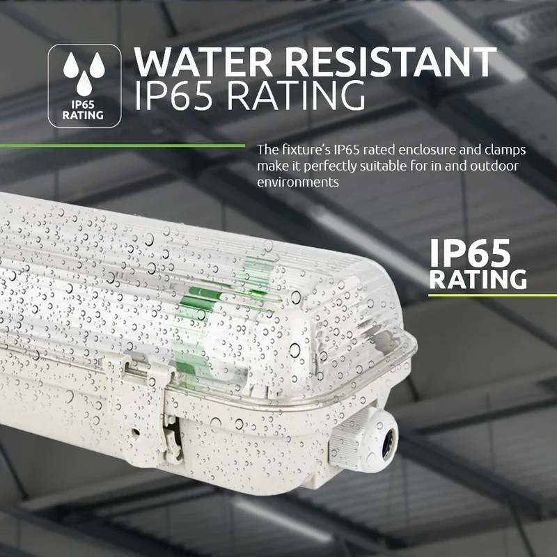 Philips LED-TL-Leuchte | 150 cm Doppel | High-Serie | IP65 wasserdicht | Inkl. 2 x 20-W-LED-Röhren