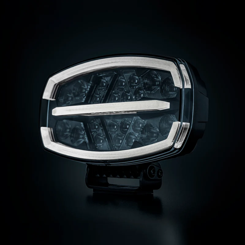Strands Firefly ONE Ovaler Fahrscheinwerfer mit Stroboskop