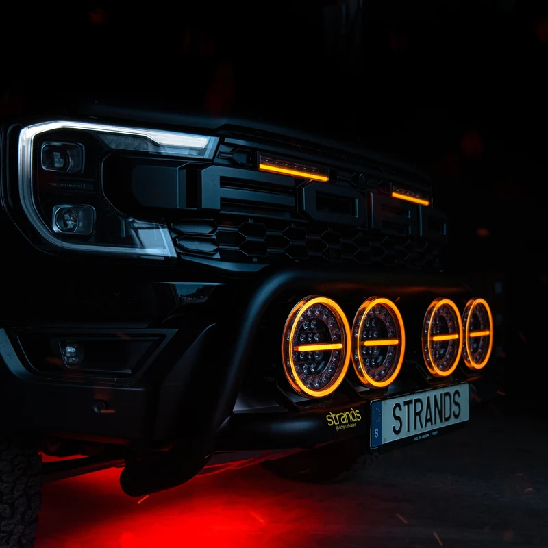 Strands Firefly PRO LED-Fahrleuchte mit Stroboskopfunktion / 9"