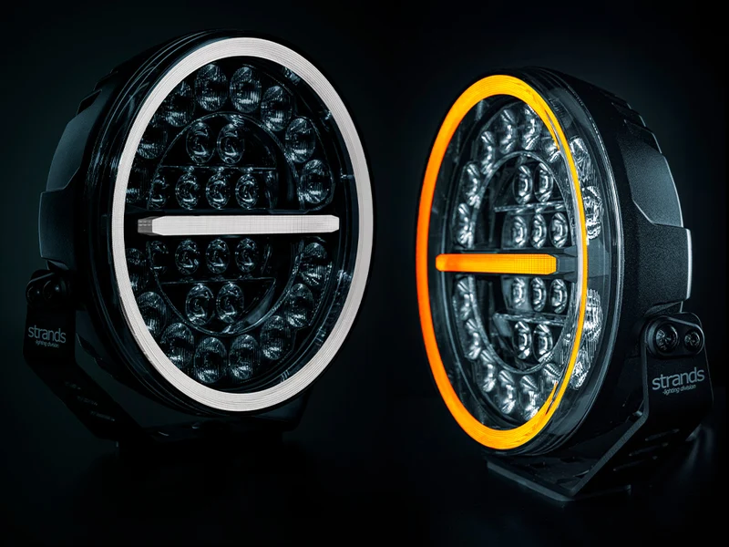 Strands Firefly PRO LED-Fahrleuchte mit Stroboskopfunktion / 9"