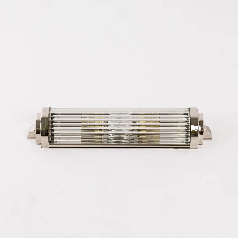 Art Deco Wandlampe B, Opalglas