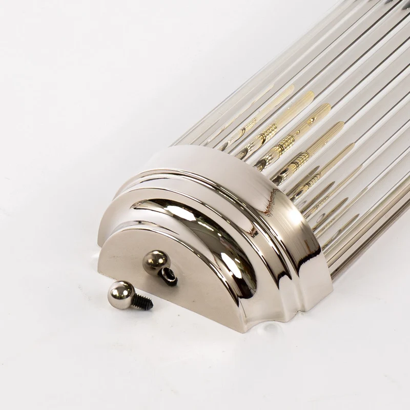 Art Deco Wandlampe S, Opalglas