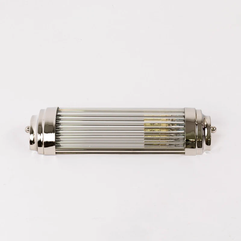 Art Deco Wandlampe S, Opalglas