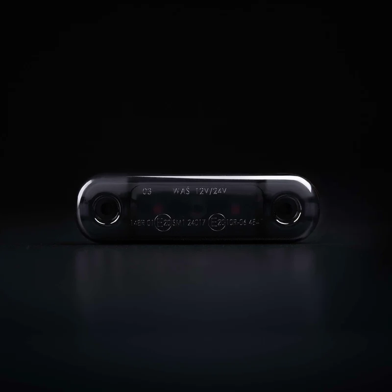 WAS Schwarz getönte Positionsleuchte / Superdunkle Linse / 3 LEDs