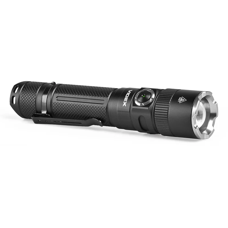 LED-Taschenlampe | Wiederaufladbar | 20W | 1500 Lumen | 5000kHz | IP67 | mit Zoomfunktion
