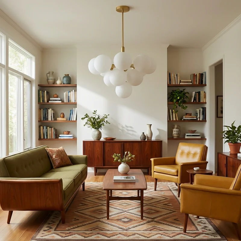 Moderner Glaskronleuchter für Wohnzimmer – Arionelley