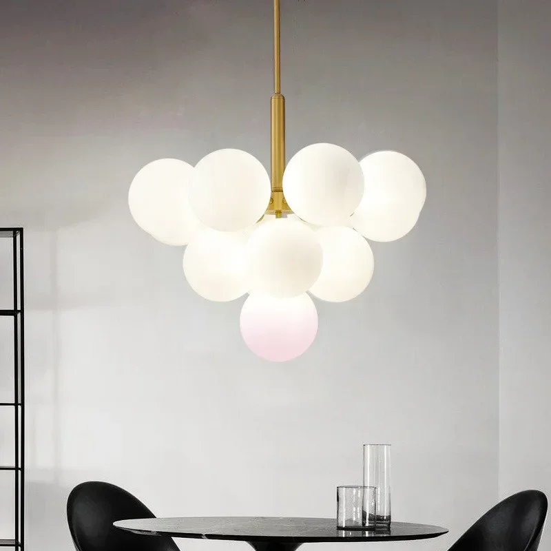 Moderner Glaskronleuchter für Wohnzimmer – Arionelley