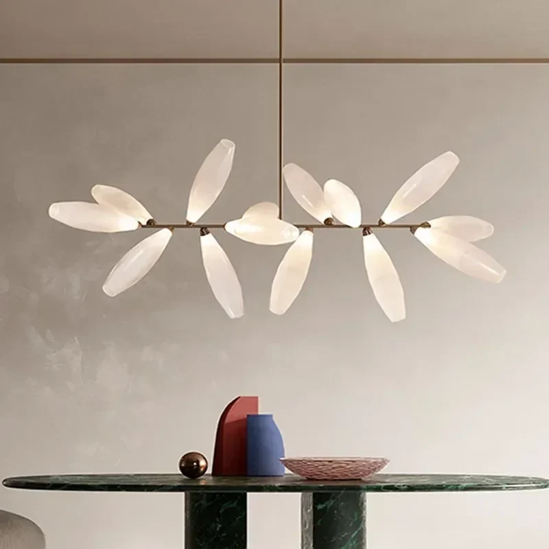LED-Pendelleuchte aus Glas im nordischen Design für Esszimmer – Estelara