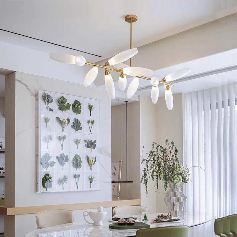 LED-Pendelleuchte aus Glas im nordischen Design für Esszimmer – Estelara