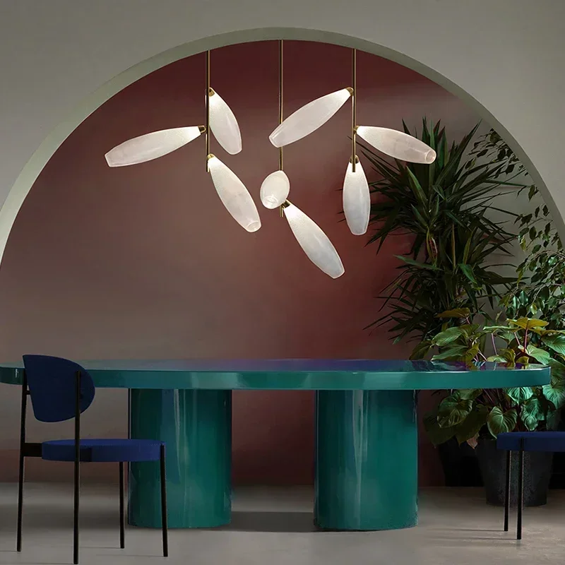 LED-Pendelleuchte aus Glas im nordischen Design für Esszimmer – Estelara