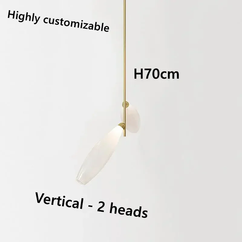 LED-Pendelleuchte aus Glas im nordischen Design für Esszimmer – Estelara