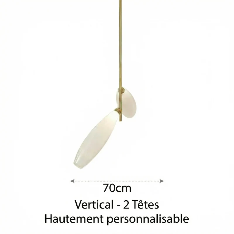 LED-Pendelleuchte aus Glas im nordischen Design für Esszimmer – Estelara