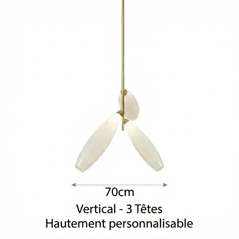 LED-Pendelleuchte aus Glas im nordischen Design für Esszimmer – Estelara