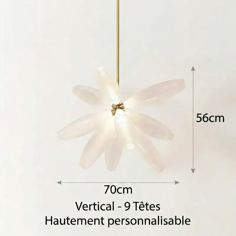 LED-Pendelleuchte aus Glas im nordischen Design für Esszimmer – Estelara
