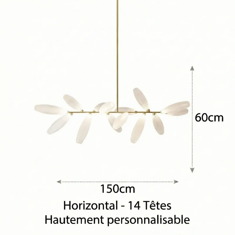 LED-Pendelleuchte aus Glas im nordischen Design für Esszimmer – Estelara