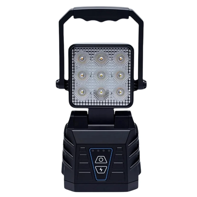 Wiederaufladbare LED-Arbeitsleuchte mit Stroboskopfunktion