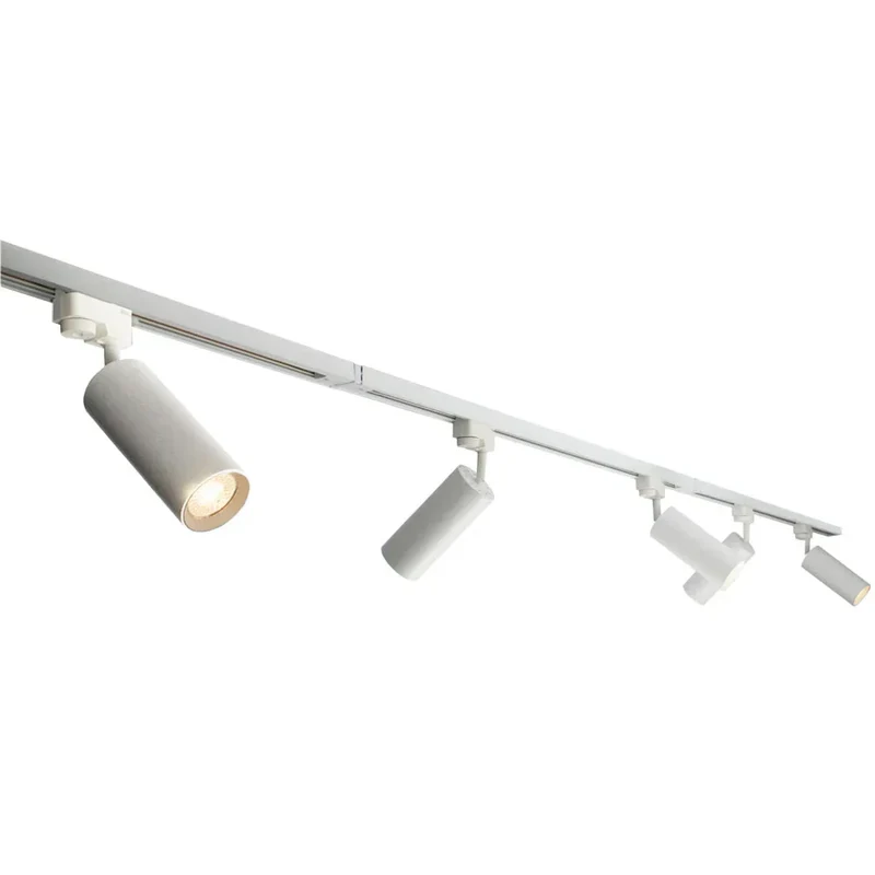 LED 1-Phasen-Schienen | Weiß | 2 Meter | Inklusive 4 Schienenspots