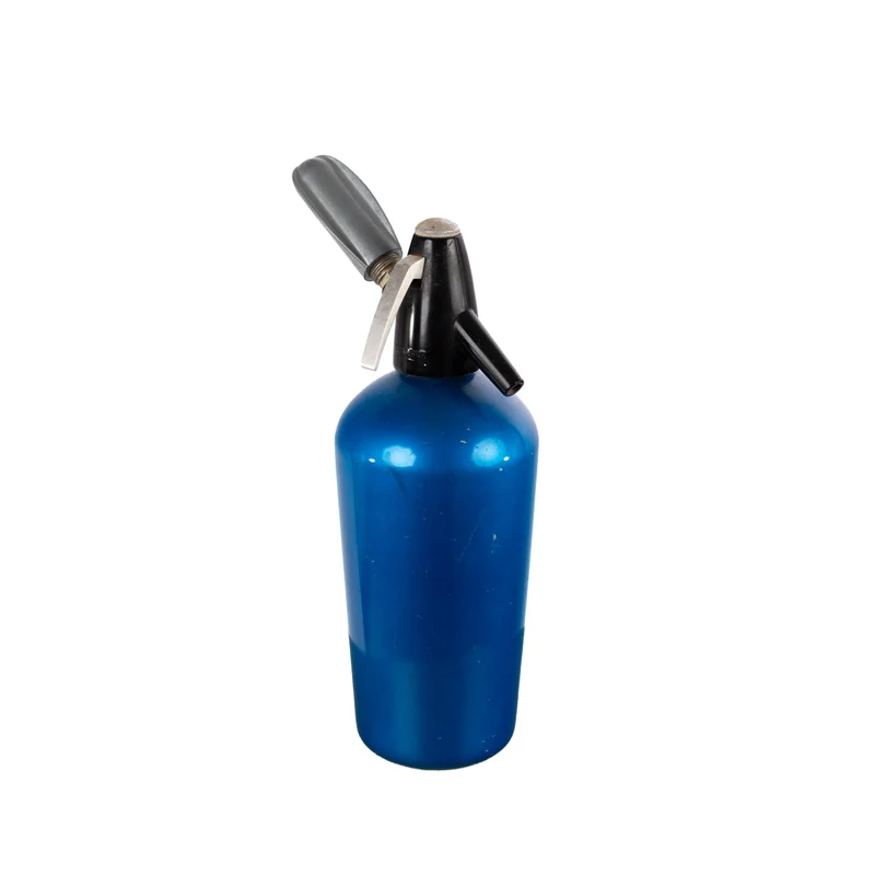 1950er Hemsypaon Soda Syphon Blau