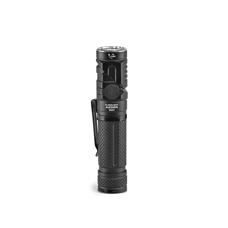 LED-Taschenlampe | Wiederaufladbar | 10 W | 1000 Lumen | 5000 K | IP66 | mit neigbarem Kopf