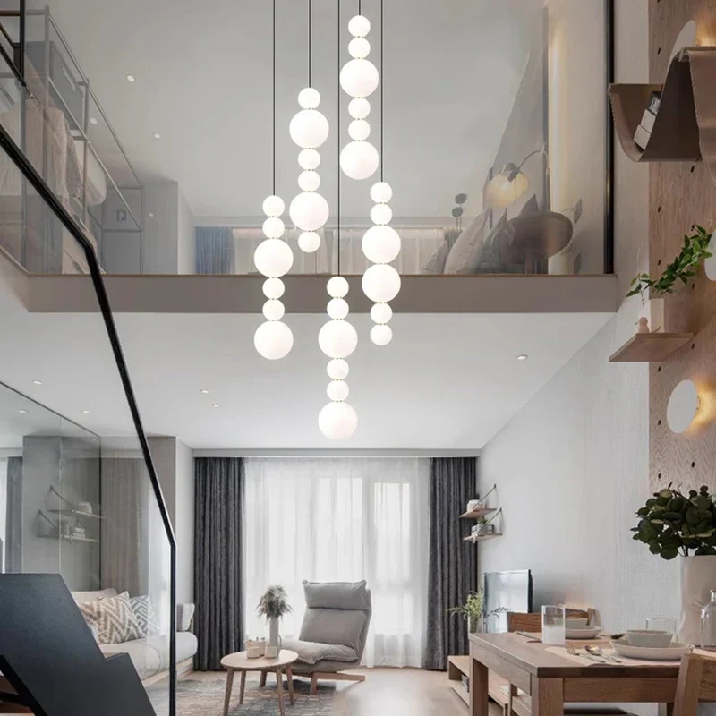 Moderne Eisen-Hängeleuchte für Esszimmer – Calyphora