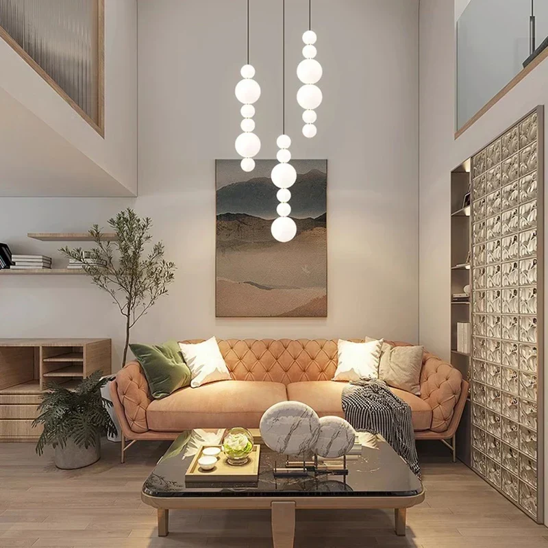Moderne Eisen-Hängeleuchte für Esszimmer – Calyphora