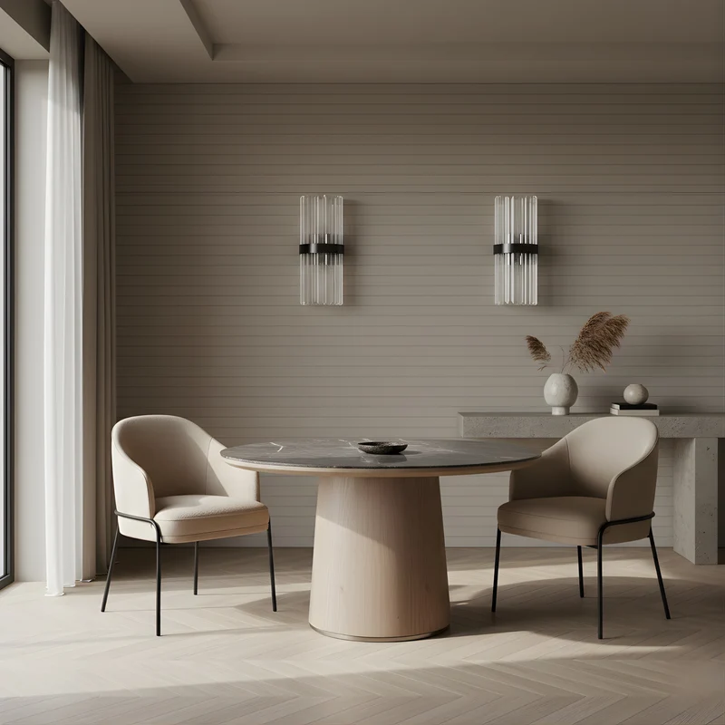 Wandleuchte aus Kristall und Aluminium, zeitgenössisches Design – Glass