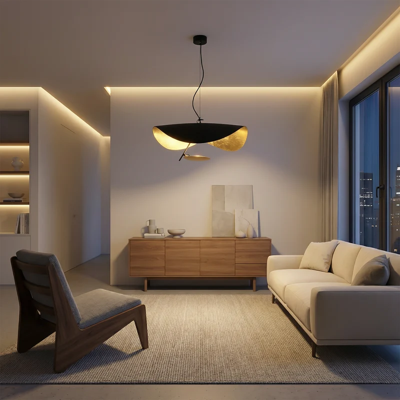 Moderne LED-Hängeleuchte aus Legierung – Orluxia
