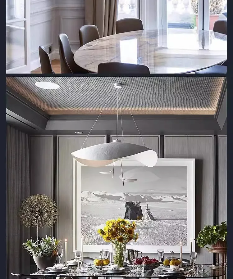 Moderne LED-Hängeleuchte aus Legierung – Orluxia