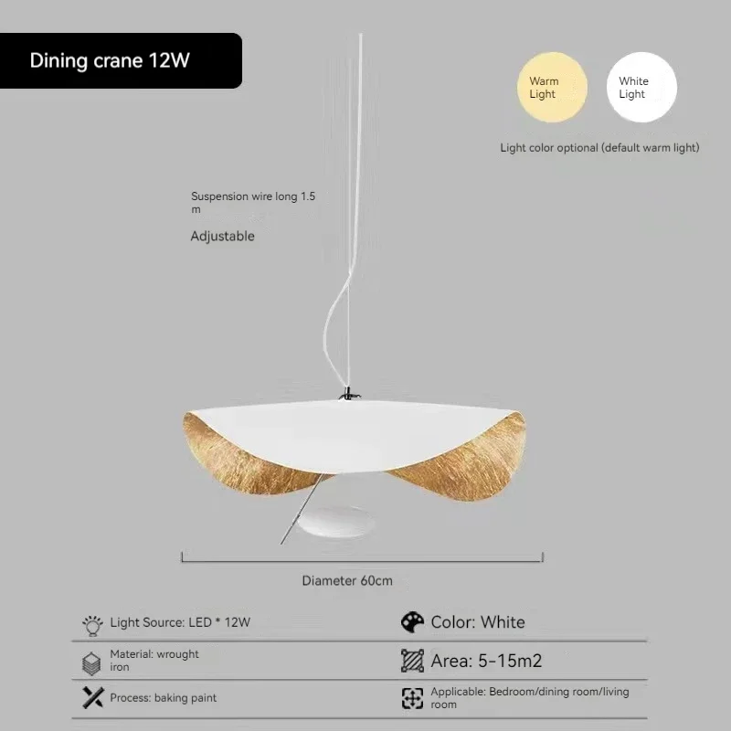 Moderne LED-Hängeleuchte aus Legierung – Orluxia