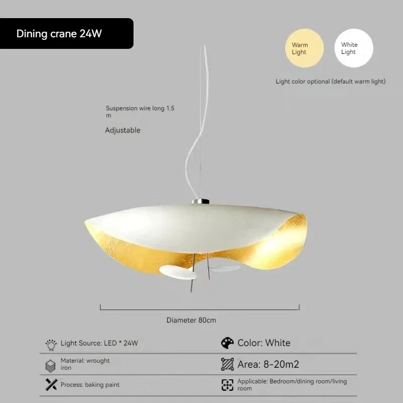 Moderne LED-Hängeleuchte aus Legierung – Orluxia