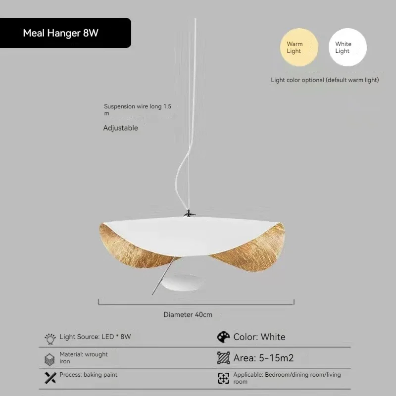 Moderne LED-Hängeleuchte aus Legierung – Orluxia