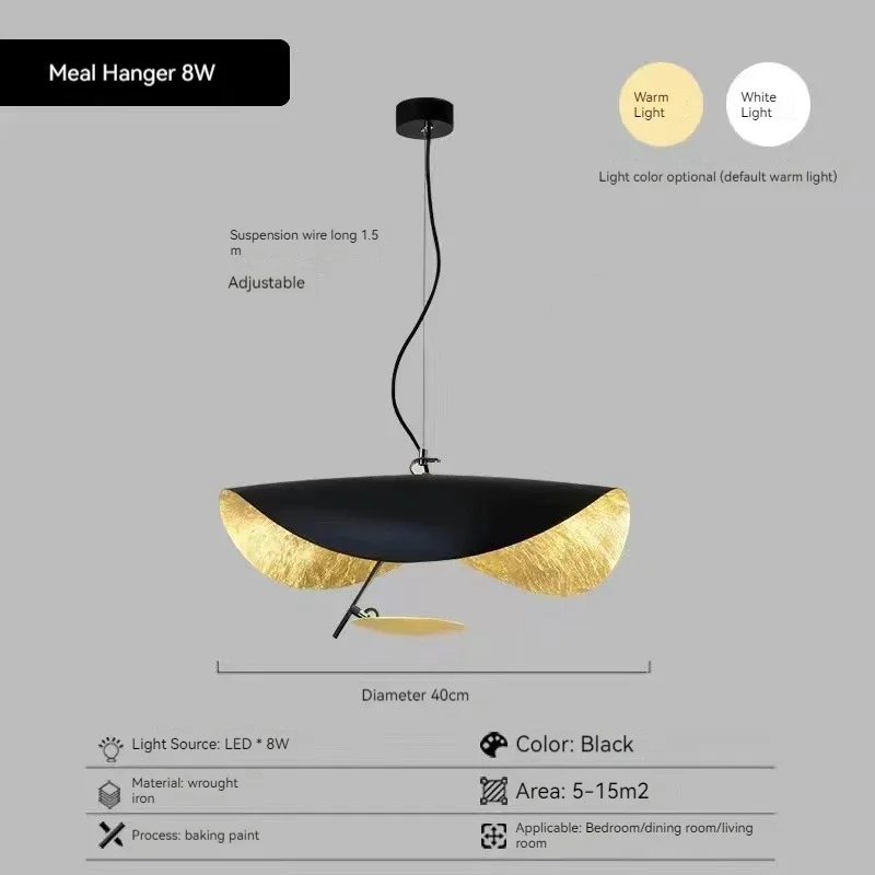 Moderne LED-Hängeleuchte aus Legierung – Orluxia