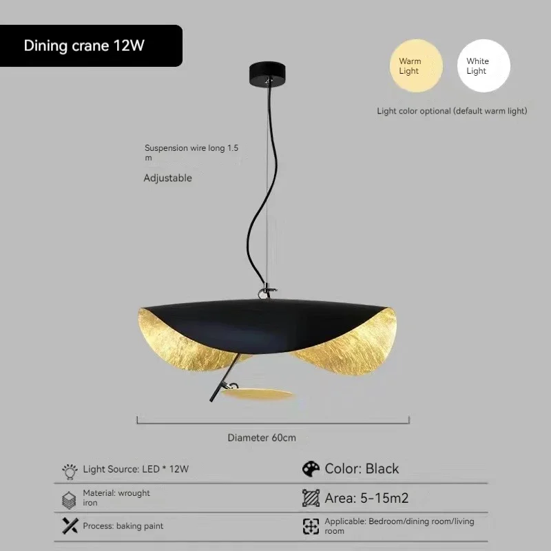 Moderne LED-Hängeleuchte aus Legierung – Orluxia