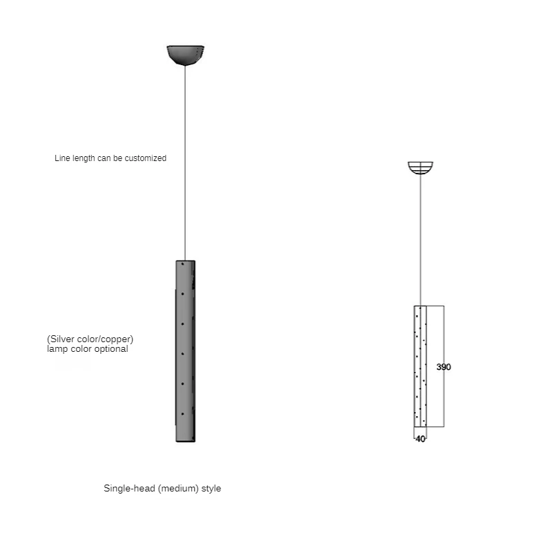 Moderner LED-Kronleuchter aus gebürstetem Stahl für Wohnzimmer – Séraphine