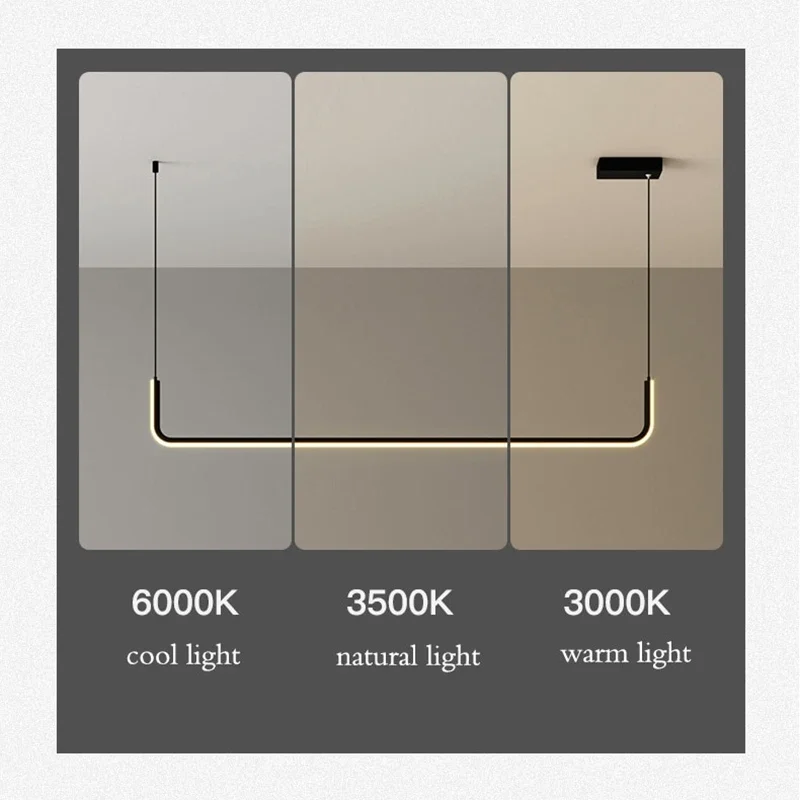 Moderne LED-Hängeleuchte in Schwarz und Gold für Wohnzimmer – Thalion
