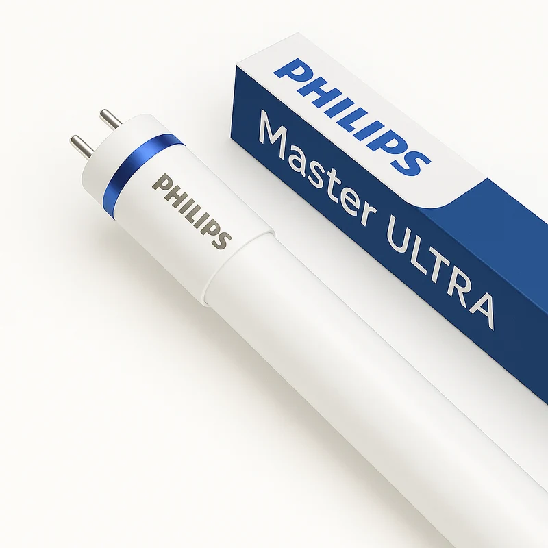 PHILIPS | LED-TL-Leuchte | 150 cm | Doppelt | Wasserdicht | Inkl. 2x PHILIPS MASTER Ultra T8 Röhre 21,7W