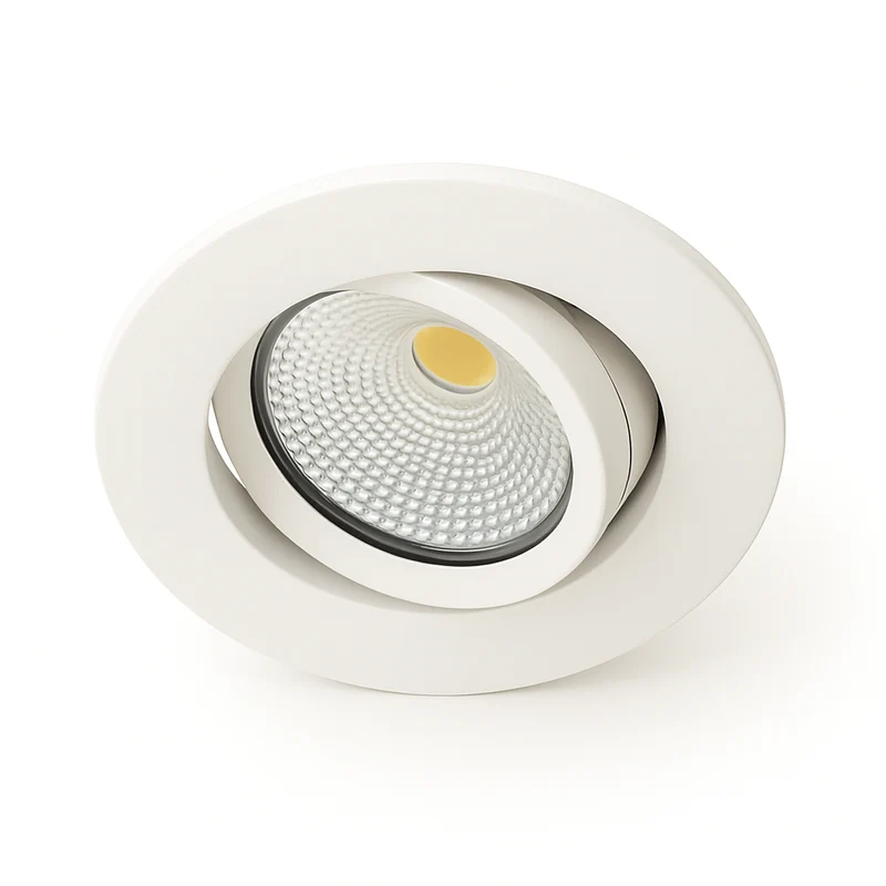 LED Einbaustrahler | VARDA | 6W | CCT Schalter | Rund | Weiß | Geringe Einbautiefe