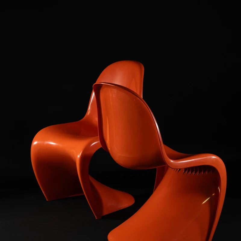 1970er “Panton-Chairs” von Verner Panton, 2er Paar