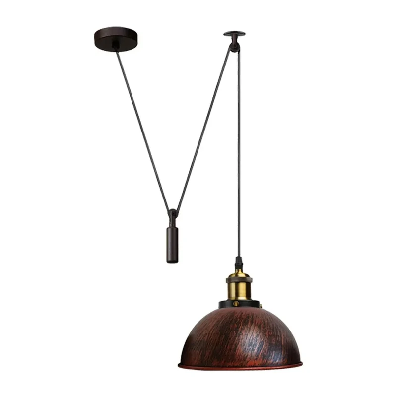 LEDSone Flaschenzug Pendelleuchte Lampe E27 Metall ~3757
