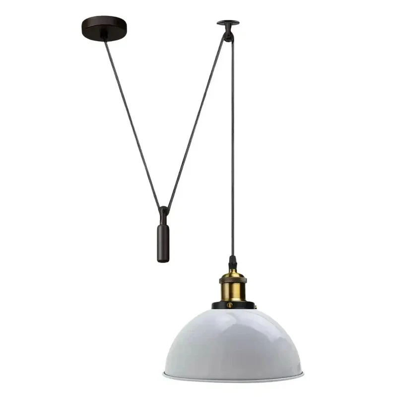 LEDSone Flaschenzug Pendelleuchte Lampe E27 Metall ~3757