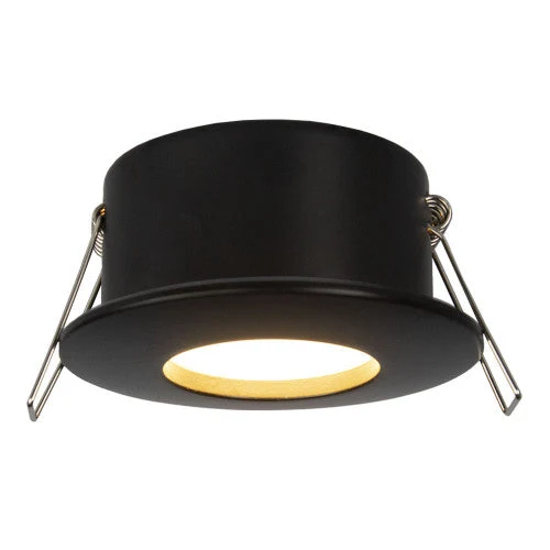 Smart Tuya Einbauspot Schwarz 5W | Wasserdicht | 70mm | 2700–6500 K und Vollfarbe