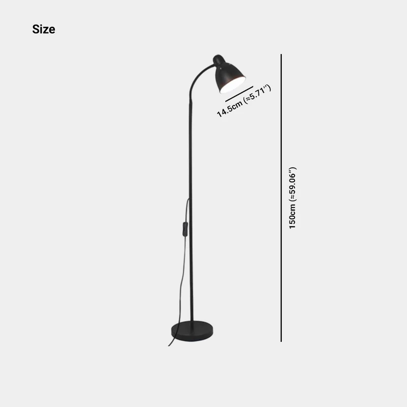 Floor Standing Lamp Modern Minimalist Iron, 3 Colors