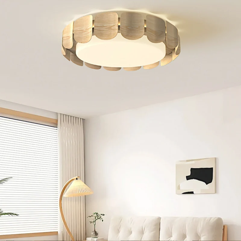Flush Mount Ceiling Light Minimalist Round LED Dimmable