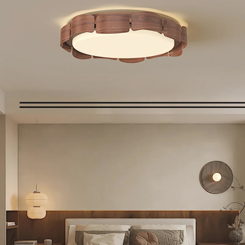 Flush Mount Ceiling Light Minimalist Round LED Dimmable