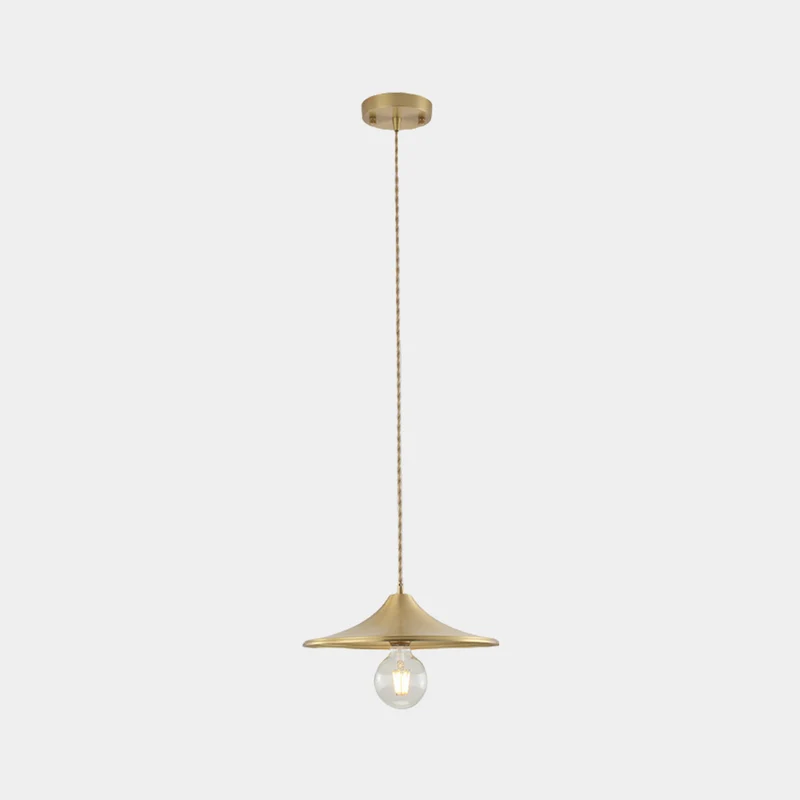Pendant Light Modern Farmhouse Copper for Dining, Gold