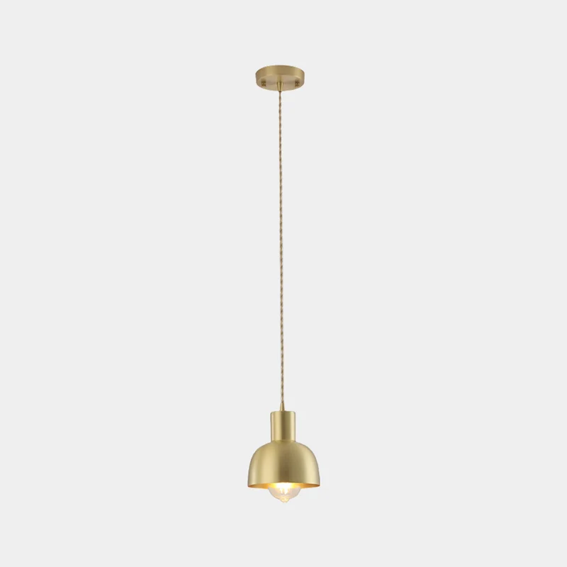 Pendant Light Modern Farmhouse Copper for Dining, Gold