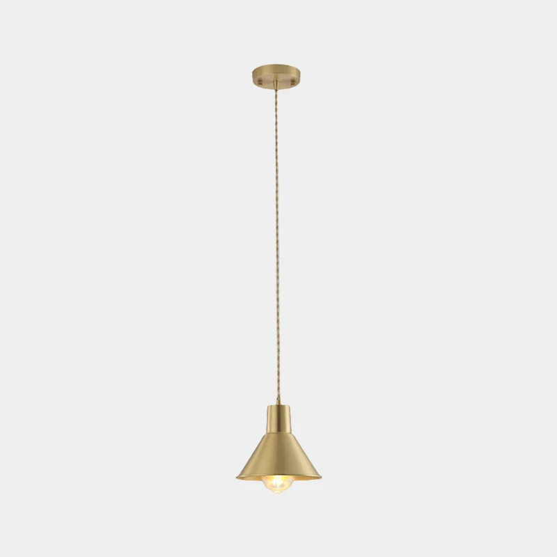 Pendant Light Modern Farmhouse Copper for Dining, Gold