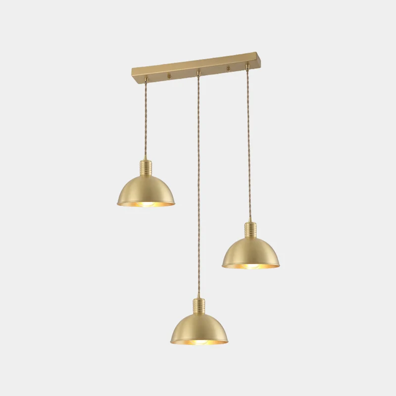 Pendant Light Modern Farmhouse Copper for Dining, Gold