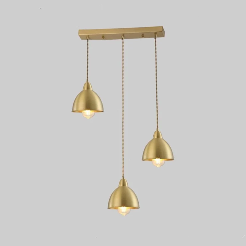Pendant Light Modern Farmhouse Copper for Dining, Gold